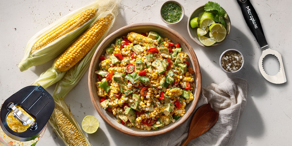 Charred Corn and Avocado Salad with Cilantro Lime Dressing