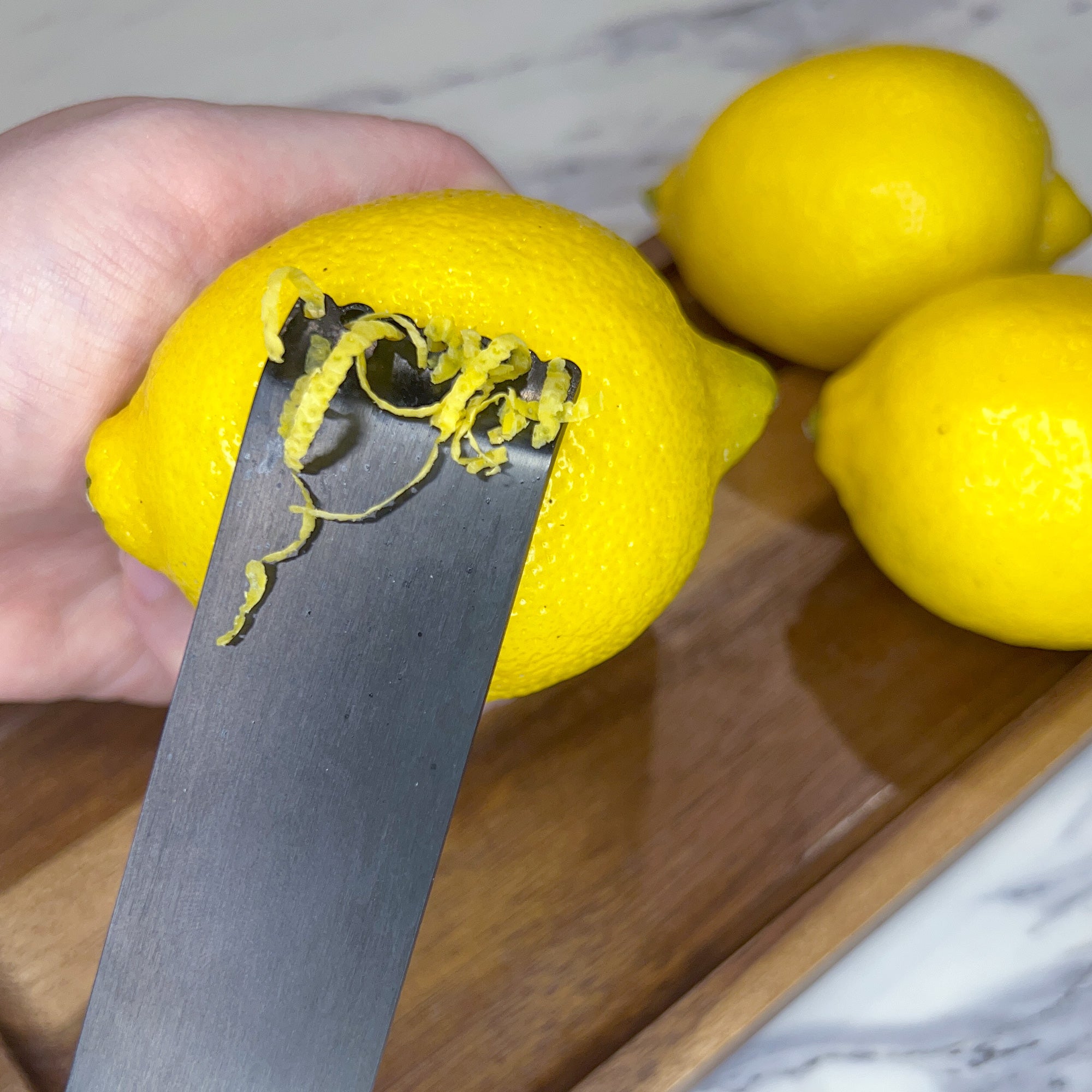 5-Piece Cocktail Bar Tool Set with Storage Block – Citrus Zester, Peeler & Knife