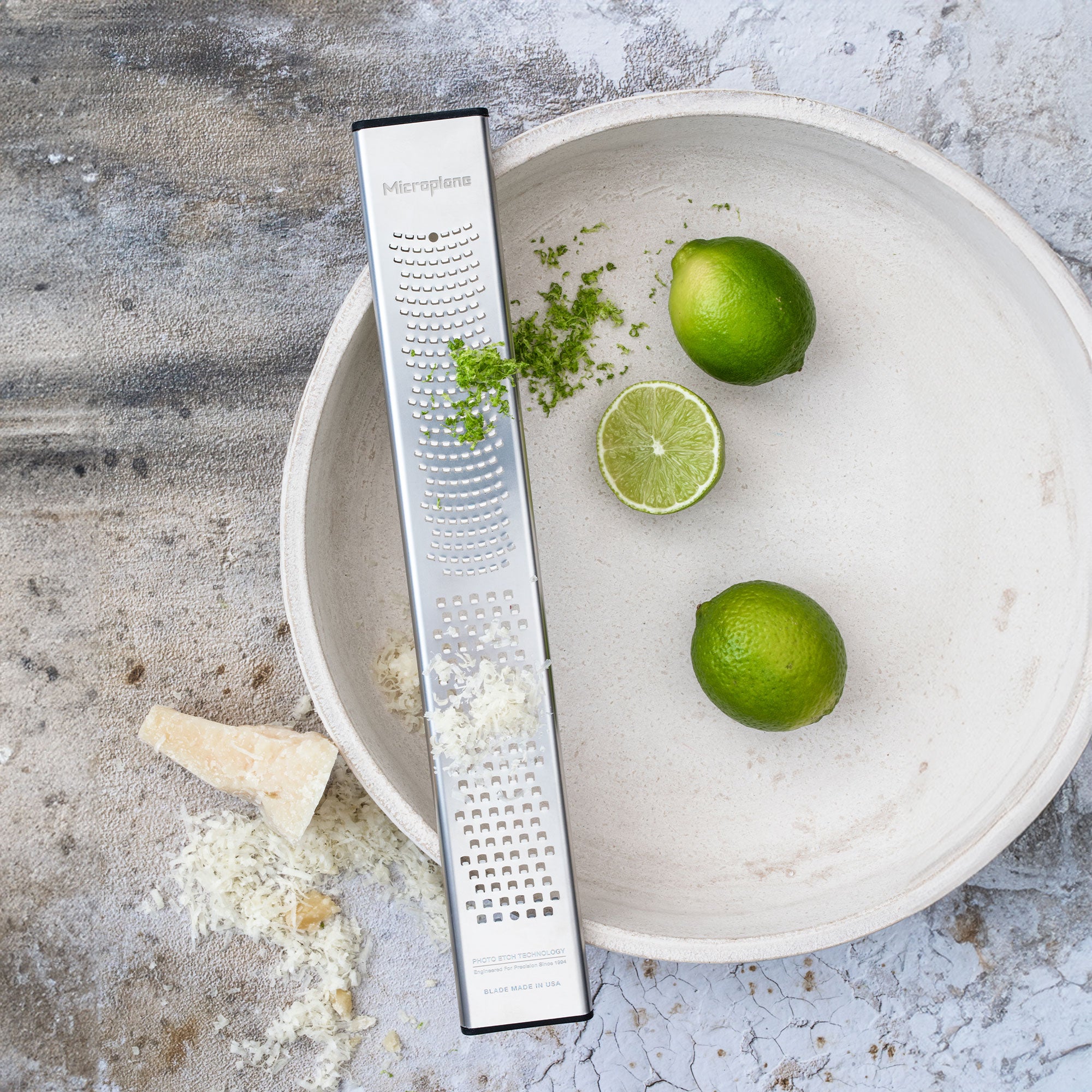 Dual Blade Zester, 30th Anniversary Edition - Stainless Steel Multi-Use Zester & Grater for Citrus, Cheese, Chocolate