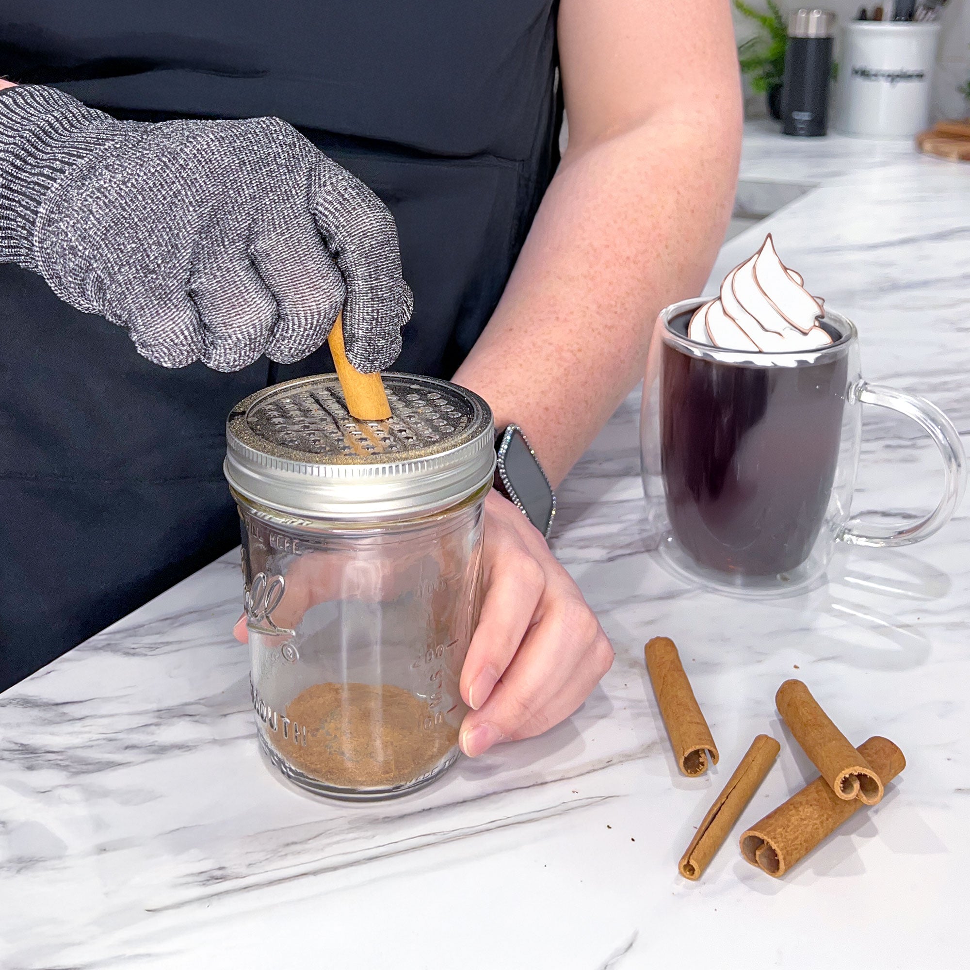 6pc Ultimate Mason Jar Lid Grater Set