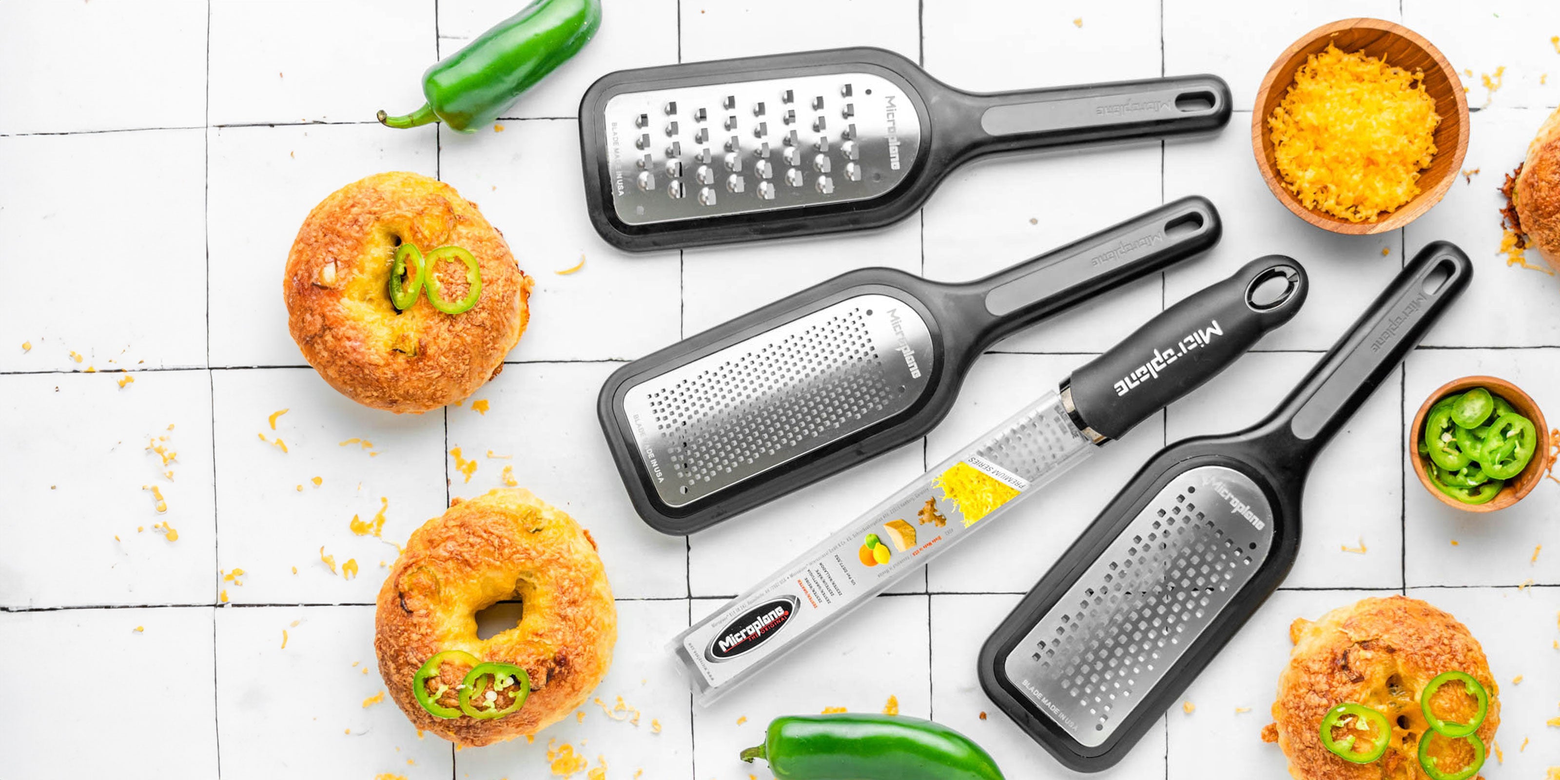 Select Series Starter Kitchen Set with Microplane Zester (Black)