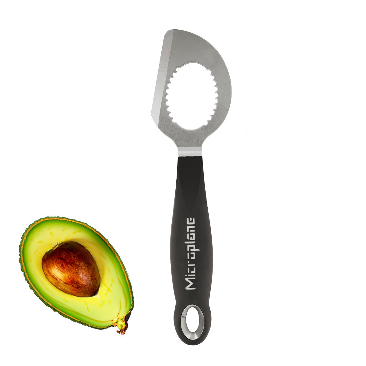 3-in-1 Avocado Tool - Pit, Slice, Scoop | Easy Avocado Slicer with Built-In Pitter and Scooper