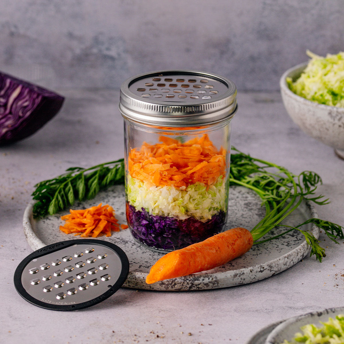 6pc Ultimate Mason Jar Lid Grater Set