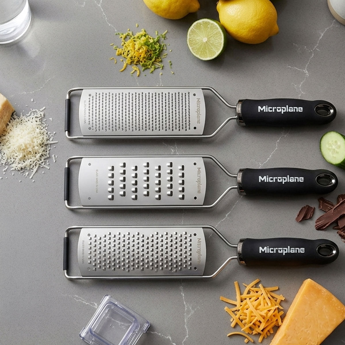 4pc Gourmet Cheese Grater Bundle