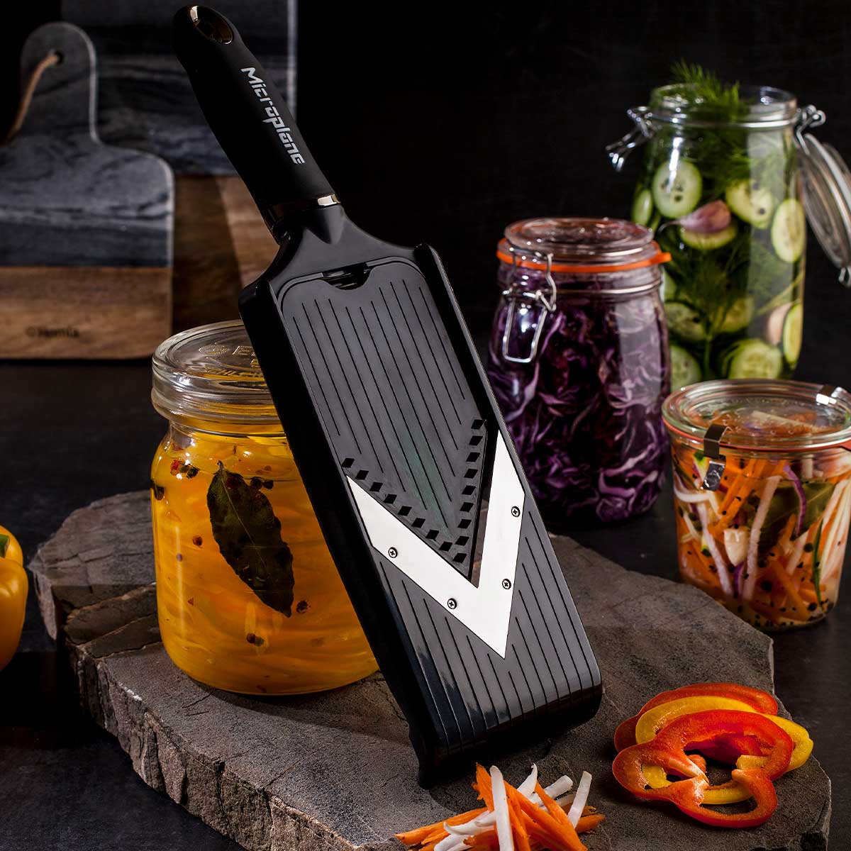 Adjustable V-Blade Mandoline Vegetable Slicer