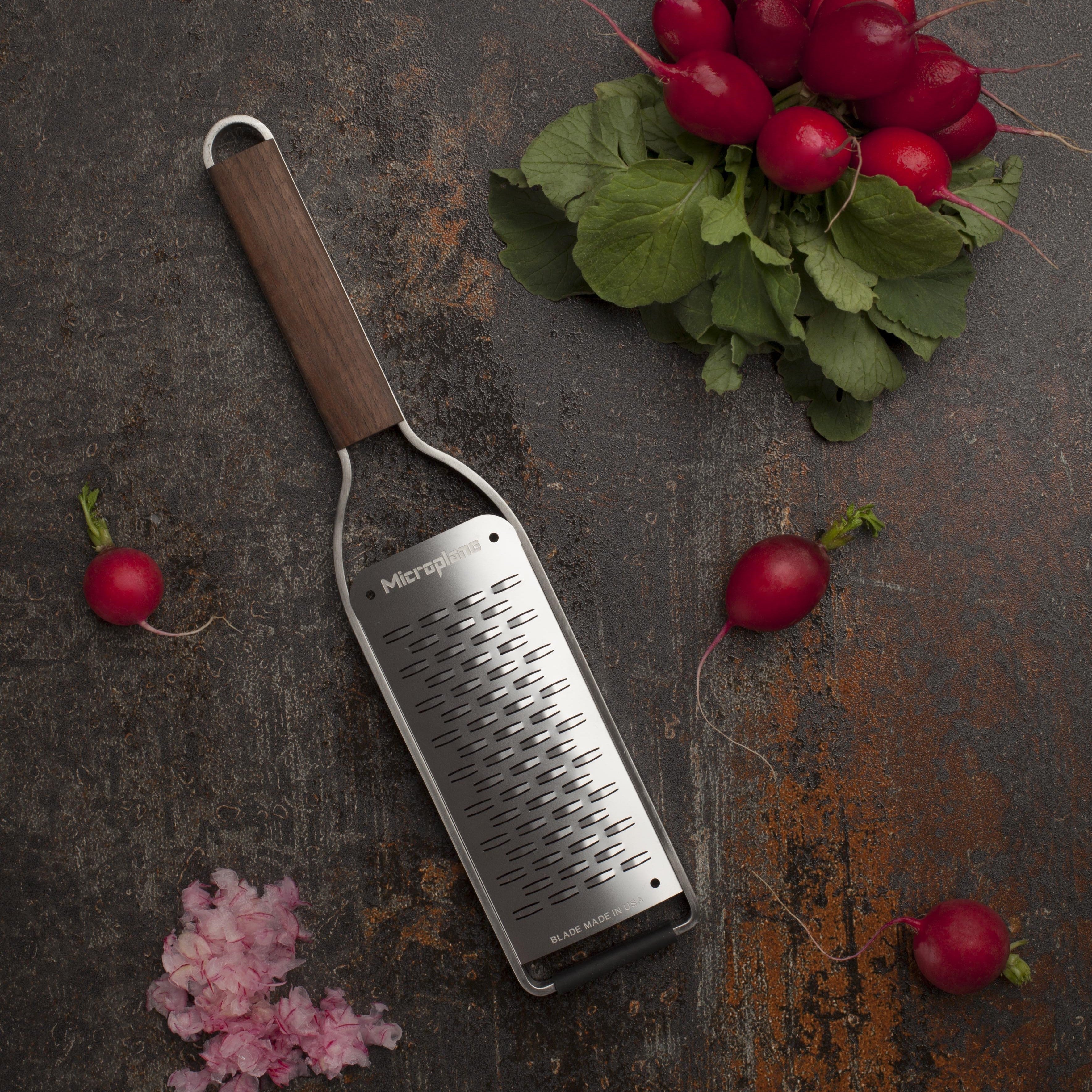 Master Series Ribbon Wood Handle Cheese Grater