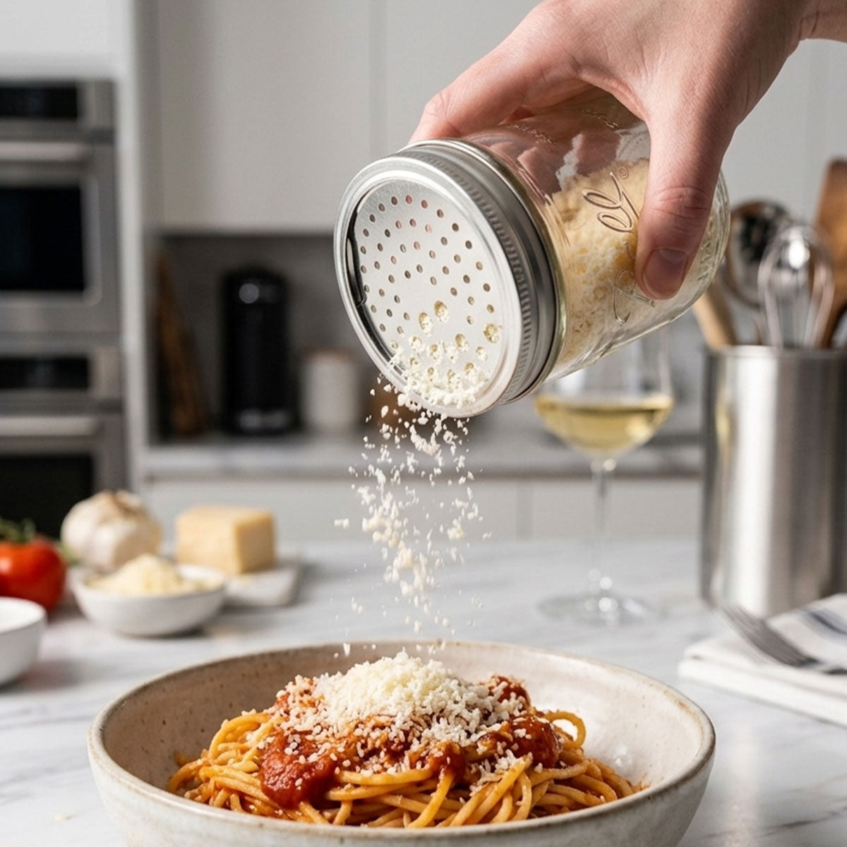4pc Mason Jar Lid Expansion Grater Set