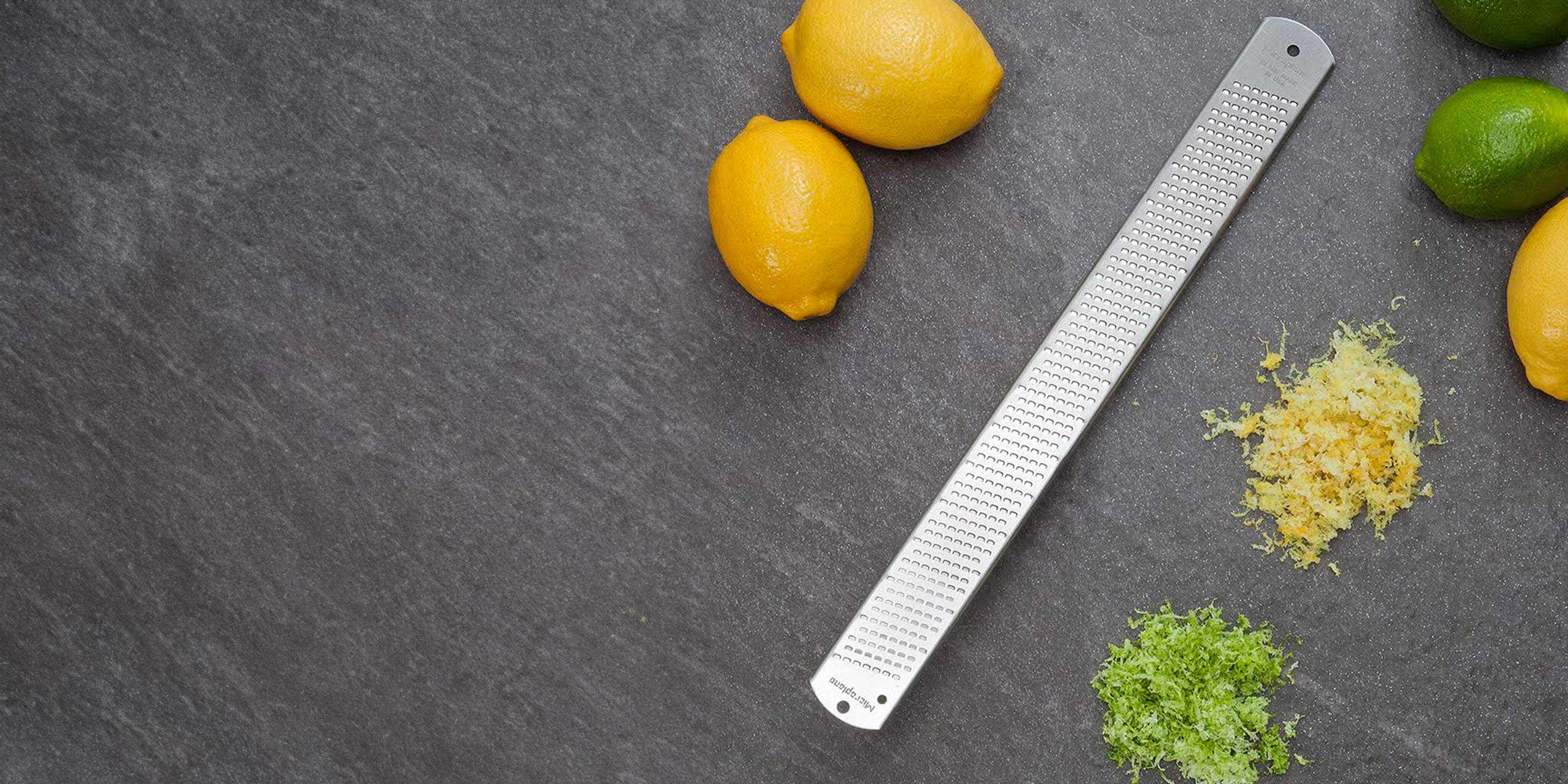 Microplane Stainless Steel Zester Grater (No Handle) | Lime Zester