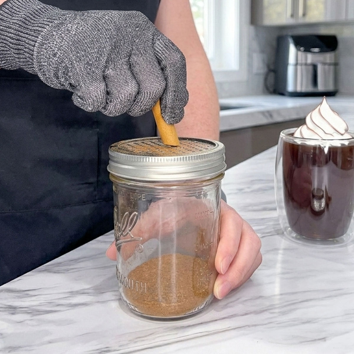 4pc Mason Jar Lid Expansion Grater Set