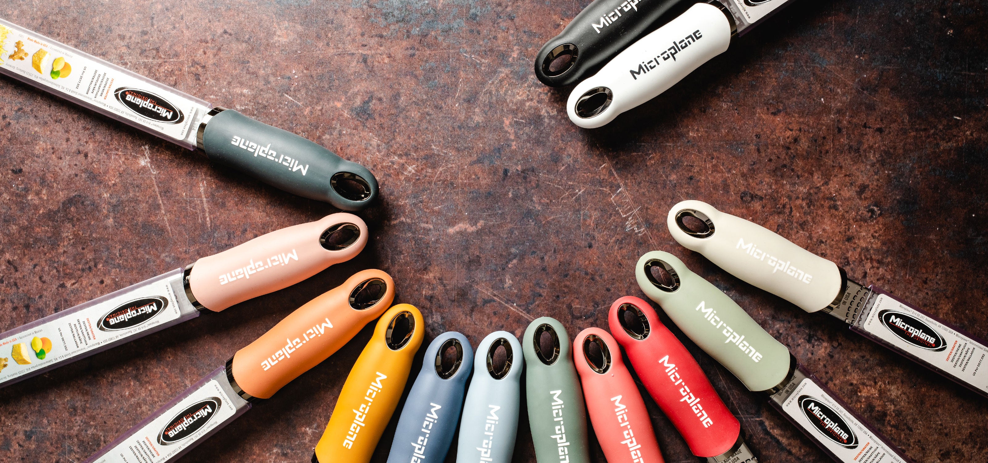 Premium Classic Citrus Zester - Urban Colors | Microplane