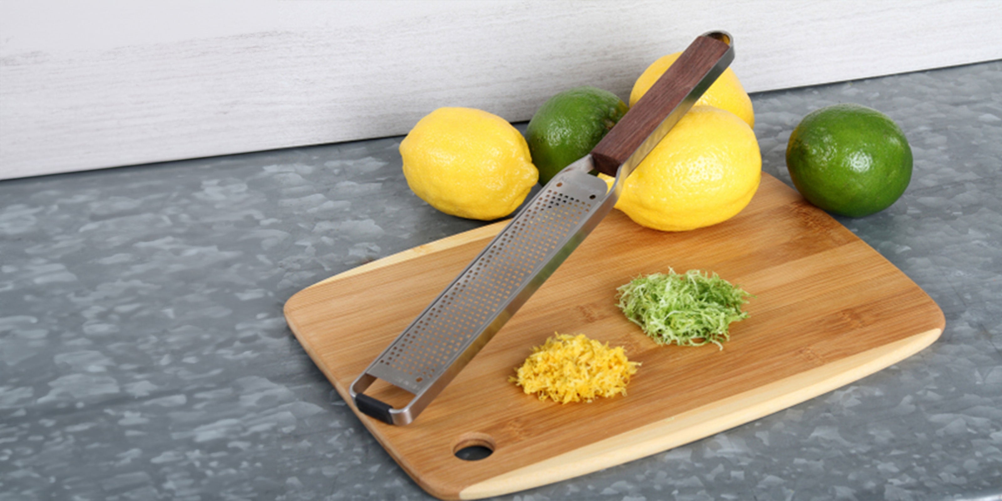 Microplane Master Series Zester with Walnut Wood Handle