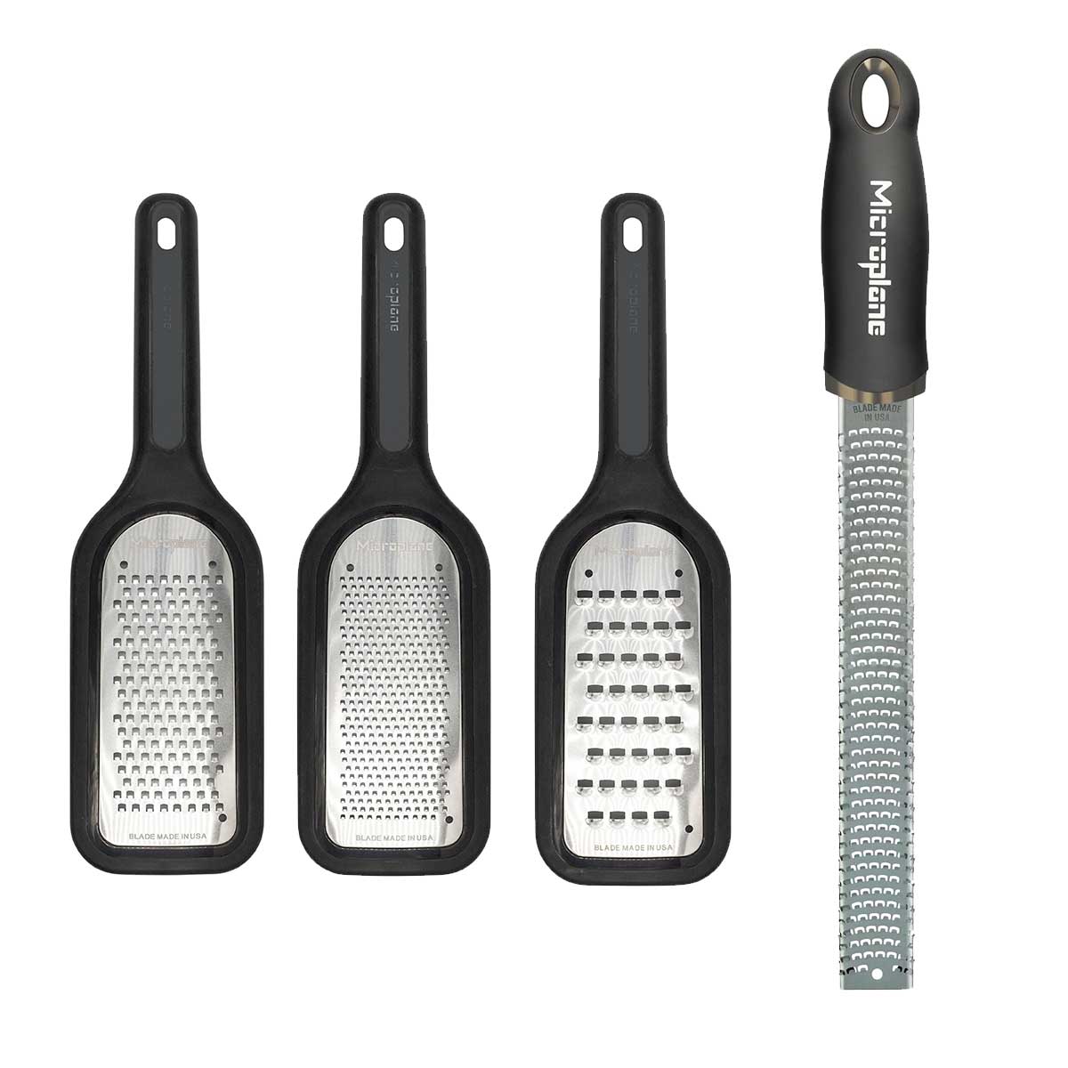 Select Series Starter Kitchen Set with Microplane Zester (Black)